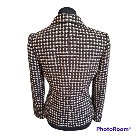 Tahari Houndstooth Blazer - Picture 3 of 11